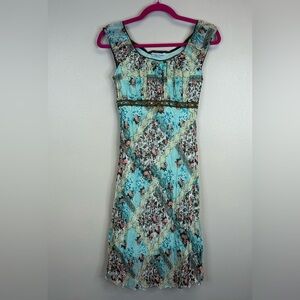 Honolua Wahine Floral Babydoll Blue Womens XS-S/Child L Fairycore Y2K Dress